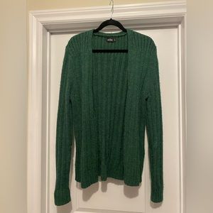 SATURDAY BY KATE SPADE GREEN CARDIGAN